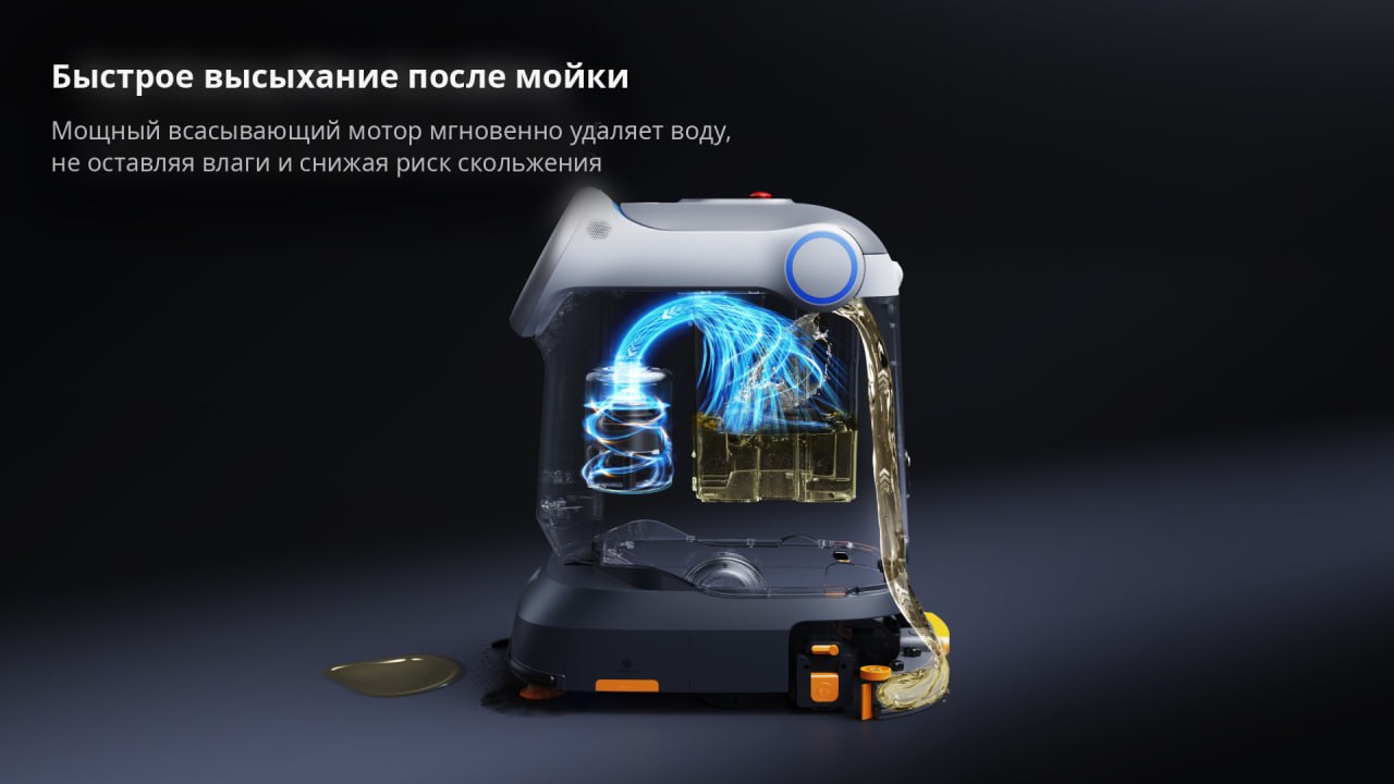 Быстрое высыхание после мойки